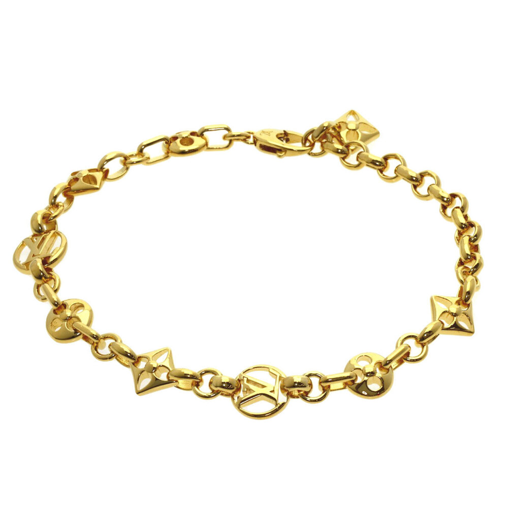 LOUIS VUITTON Gold Charm Bracelet